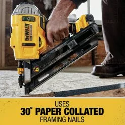 Dewalt DCN692M1 20V MAX XR Brushless Lithium-Ion 30 Degree Cordless Paper Collated Framing Nailer Kit (4 Ah) 38 Dewalt DCN692M1 20V MAX XR Brushless Lithium-Ion 30 Degree Cordless Paper Collated Framing Nailer Kit (4 Ah) -Dewalt Shop dewndcn692m1 v