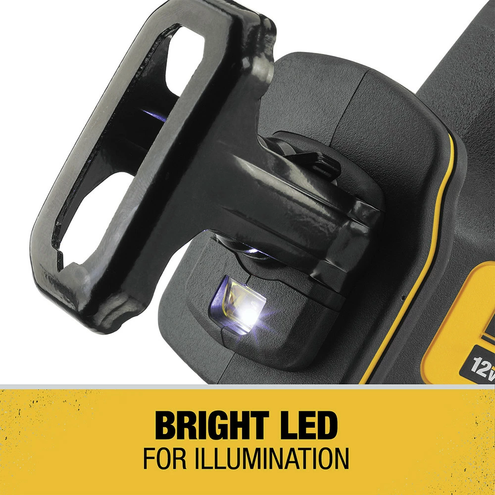 Dewalt DCS312B XTREME 12V MAX Brushless Lithium-Ion One-Handed Cordless Reciprocating Saw (Tool Only) 4 Dewalt DCS312B XTREME 12V MAX Brushless Lithium-Ion One-Handed Cordless Reciprocating Saw (Tool Only) - Image 4