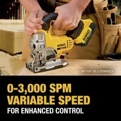 Dewalt DCS331B 20V MAX Variable Speed Lithium-Ion Cordless Jig Saw (Tool Only) -Dewalt Shop dewndcs331b f
