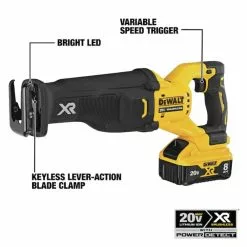 Dewalt DCS368B 20V MAX XR Brushless Lithium-Ion Cordless Reciprocating Saw With POWER DETECT Tool Technology (Tool Only) -Dewalt Shop dewndcs368b d
