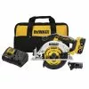 Dewalt DCS565P1 20V MAX Brushless Lithium-Ion 6-1/2 In. Cordless Circular Saw Kit (5 Ah)