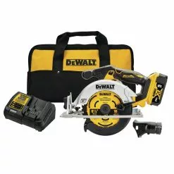 Dewalt DCS565P1 20V MAX Brushless Lithium-Ion 6-1/2 In. Cordless Circular Saw Kit (5 Ah)