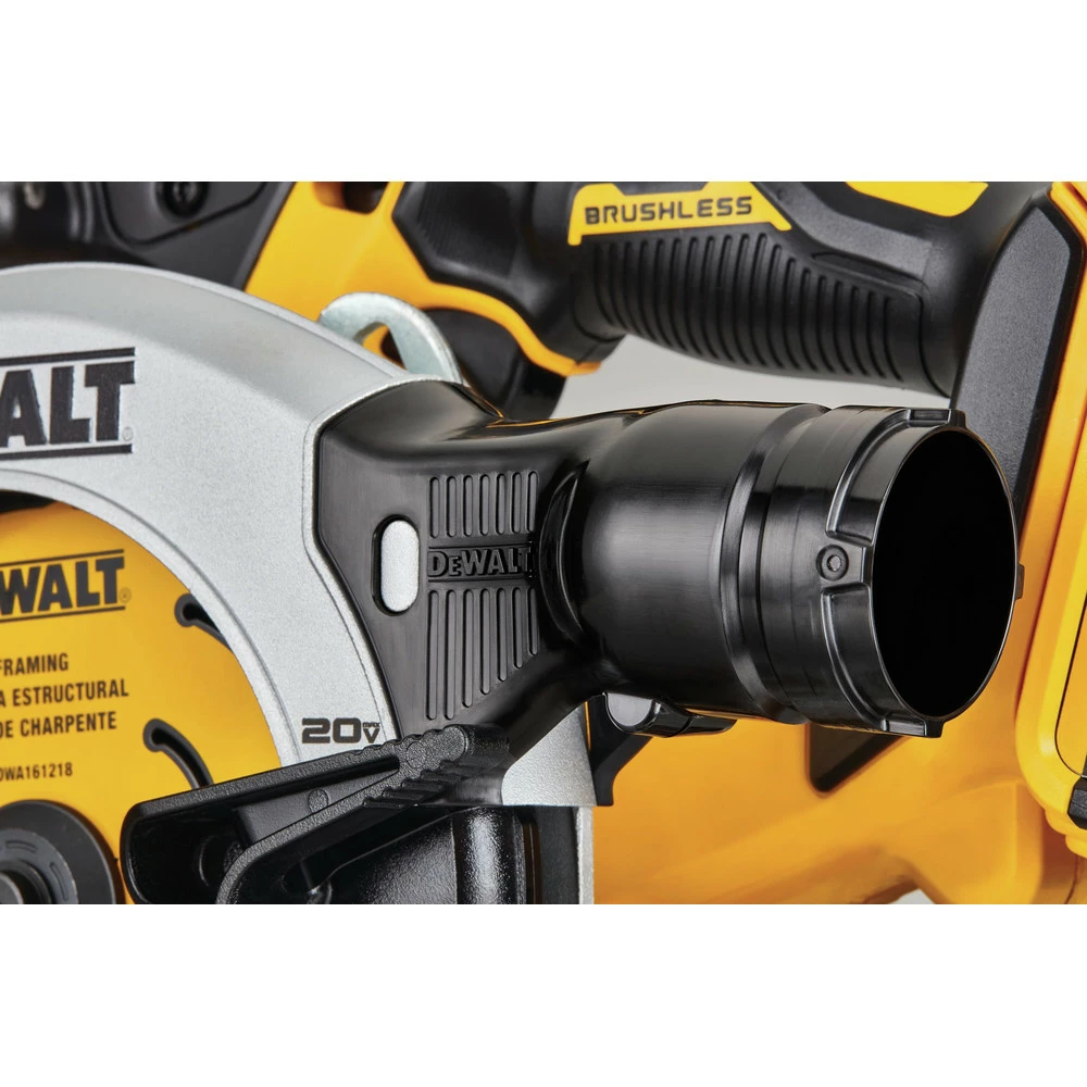 Dewalt DCS565P1 20V MAX Brushless Lithium-Ion 6-1/2 In. Cordless Circular Saw Kit (5 Ah) 10 Dewalt DCS565P1 20V MAX Brushless Lithium-Ion 6-1/2 In. Cordless Circular Saw Kit (5 Ah) - Image 10