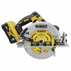 Dewalt DCS574W1 20V MAX XR POWER DETECT Brushless Lithium-Ion 7-1/4 In. Cordless Circular Saw Kit (8 Ah) -Dewalt Shop dewndcs574w1 a