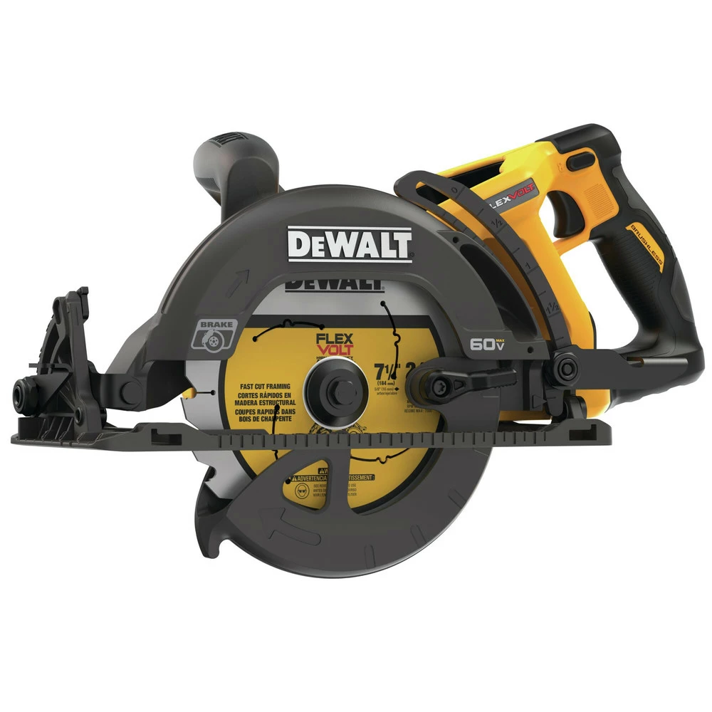 Dewalt DCS577B FLEXVOLT 60V MAX Brushless Lithium-Ion 7-1/4 In. Cordless Worm Drive Style Saw (Tool Only) 1 Dewalt DCS577B FLEXVOLT 60V MAX Brushless Lithium-Ion 7-1/4 In. Cordless Worm Drive Style Saw (Tool Only)