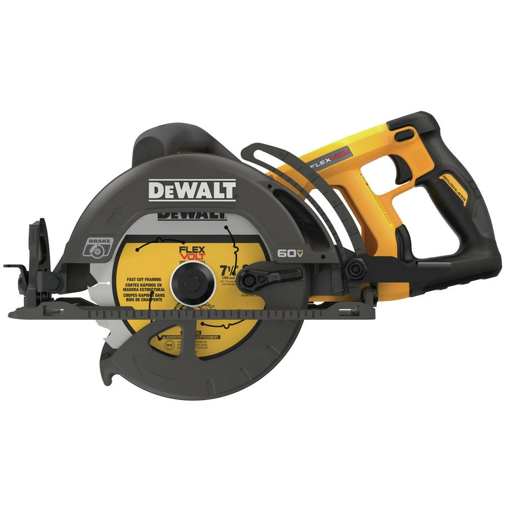 Dewalt DCS577B FLEXVOLT 60V MAX Brushless Lithium-Ion 7-1/4 In. Cordless Worm Drive Style Saw (Tool Only) 2 Dewalt DCS577B FLEXVOLT 60V MAX Brushless Lithium-Ion 7-1/4 In. Cordless Worm Drive Style Saw (Tool Only) - Image 2