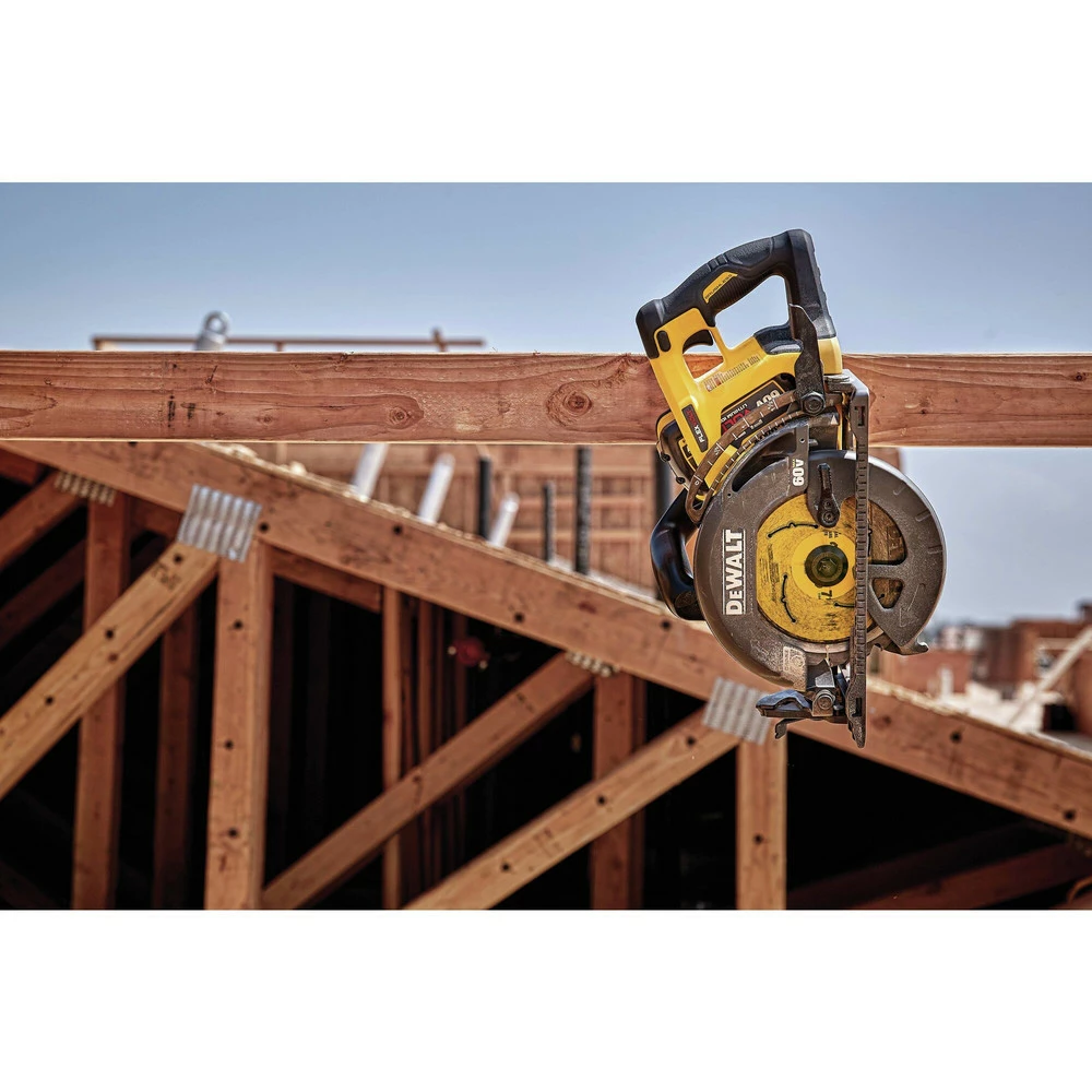 Dewalt DCS577B FLEXVOLT 60V MAX Brushless Lithium-Ion 7-1/4 In. Cordless Worm Drive Style Saw (Tool Only) 5 Dewalt DCS577B FLEXVOLT 60V MAX Brushless Lithium-Ion 7-1/4 In. Cordless Worm Drive Style Saw (Tool Only) - Image 5