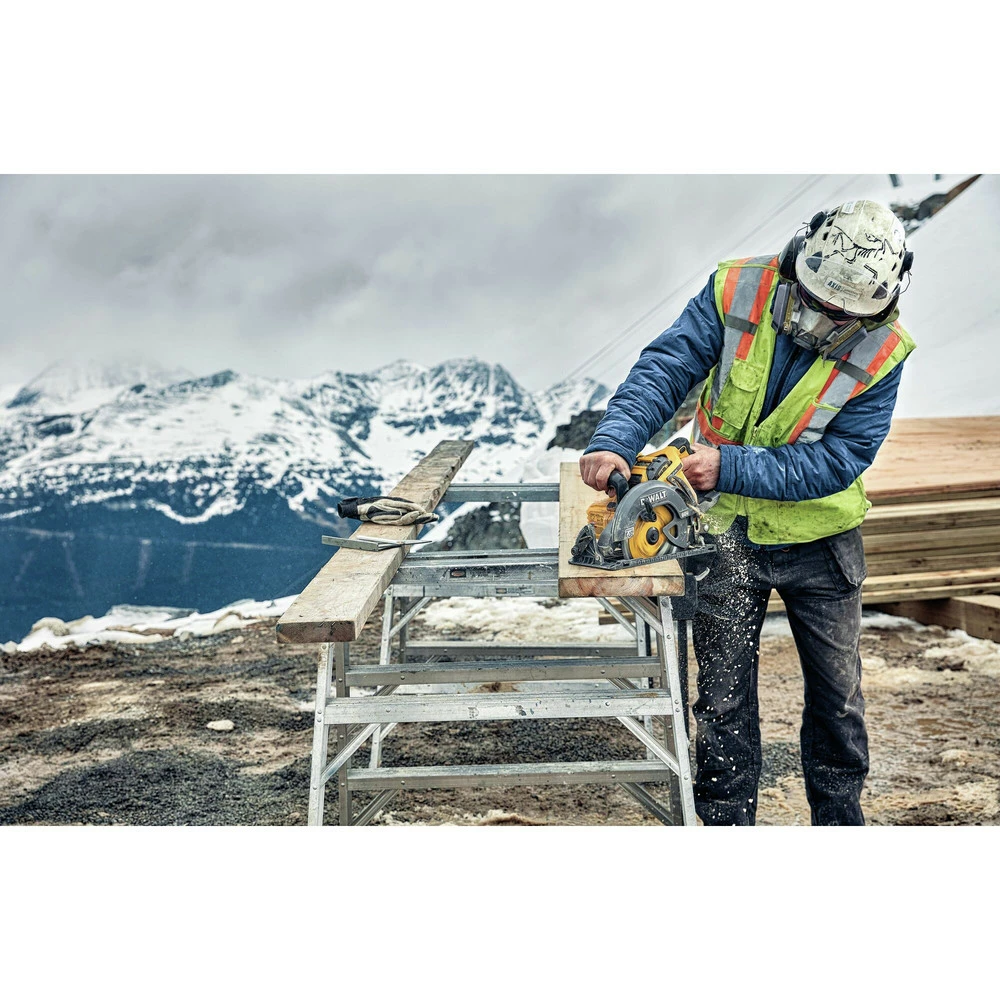 Dewalt DCS577B FLEXVOLT 60V MAX Brushless Lithium-Ion 7-1/4 In. Cordless Worm Drive Style Saw (Tool Only) 7 Dewalt DCS577B FLEXVOLT 60V MAX Brushless Lithium-Ion 7-1/4 In. Cordless Worm Drive Style Saw (Tool Only) - Image 7