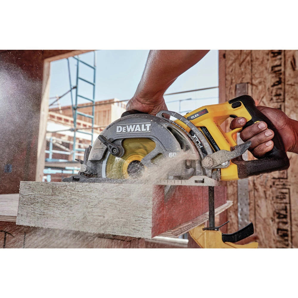 Dewalt DCS577B FLEXVOLT 60V MAX Brushless Lithium-Ion 7-1/4 In. Cordless Worm Drive Style Saw (Tool Only) 14 Dewalt DCS577B FLEXVOLT 60V MAX Brushless Lithium-Ion 7-1/4 In. Cordless Worm Drive Style Saw (Tool Only) - Image 14