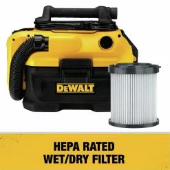 Dewalt DCV581H 20V MAX Cordless/Corded Lithium-Ion Wet/Dry Vacuum (Tool Only) -Dewalt Shop dewndcv581h i