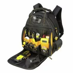 Dewalt DGL523 57-Pocket LED Lighted Tool Backpack -Dewalt Shop dewndgl523 i