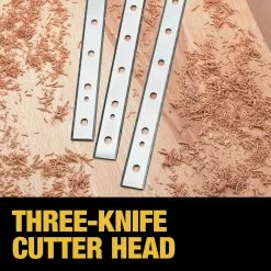 Dewalt DW735 120V 15 Amp 13 In. Corded Three Knife Two Speed Thickness Planer -Dewalt Shop dewndw735 q