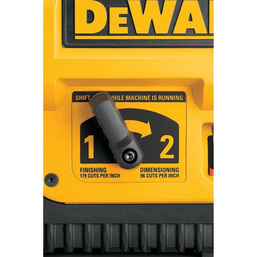 Dewalt DW735X 13 In. Two-Speed Thickness Planer With Support Tables And Extra Knives 7 Dewalt DW735X 13 In. Two-Speed Thickness Planer With Support Tables And Extra Knives - Image 7