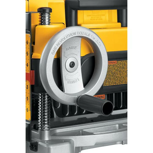 Dewalt DW735X 13 In. Two-Speed Thickness Planer With Support Tables And Extra Knives 9 Dewalt DW735X 13 In. Two-Speed Thickness Planer With Support Tables And Extra Knives - Image 9
