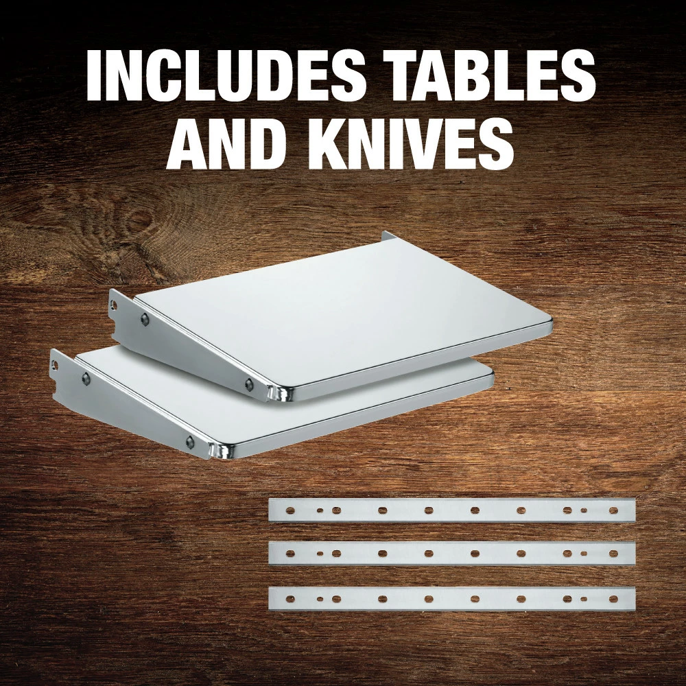 Dewalt DW735X 13 In. Two-Speed Thickness Planer With Support Tables And Extra Knives 11 Dewalt DW735X 13 In. Two-Speed Thickness Planer With Support Tables And Extra Knives - Image 11