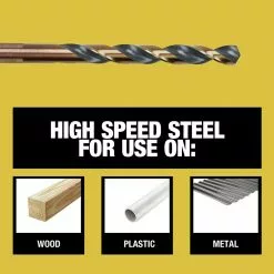 Dewalt DWA1181 21-Piece Black And Gold Coated Drill Bit Set -Dewalt Shop dewndwa1181 e