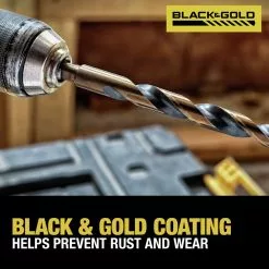 Dewalt DWA1181 21-Piece Black And Gold Coated Drill Bit Set -Dewalt Shop dewndwa1181 f