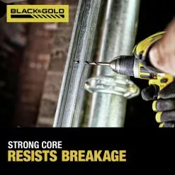 Dewalt DWA1181 21-Piece Black And Gold Coated Drill Bit Set -Dewalt Shop dewndwa1181 h