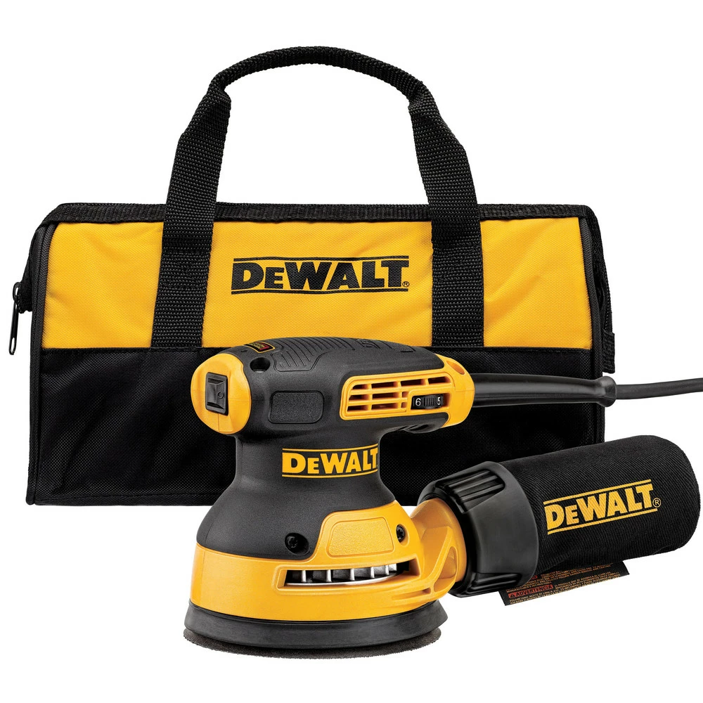Dewalt DWE6423K 5 In. Variable Speed Random Orbital Sander With H&L Pad And Bag 1 Dewalt DWE6423K 5 In. Variable Speed Random Orbital Sander With H&L Pad And Bag