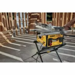 Dewalt DWE7485WS 15 Amp Compact 8-1/4 In. Jobsite Table Saw With Stand -Dewalt Shop dewndwe7485ws e