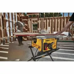 Dewalt DWE7485WS 15 Amp Compact 8-1/4 In. Jobsite Table Saw With Stand -Dewalt Shop dewndwe7485ws f