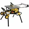 Dewalt DWE7491RS 10 In. 15 Amp Site-Pro Compact Jobsite Table Saw With Rolling Stand