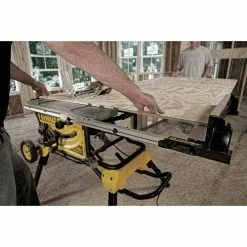 Dewalt DWE7491RS 10 In. 15 Amp Site-Pro Compact Jobsite Table Saw With Rolling Stand -Dewalt Shop dewndwe7491rs q