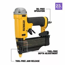 Dewalt DWFP2350K 23 Gauge Pin Nailer -Dewalt Shop dewndwfp2350k e