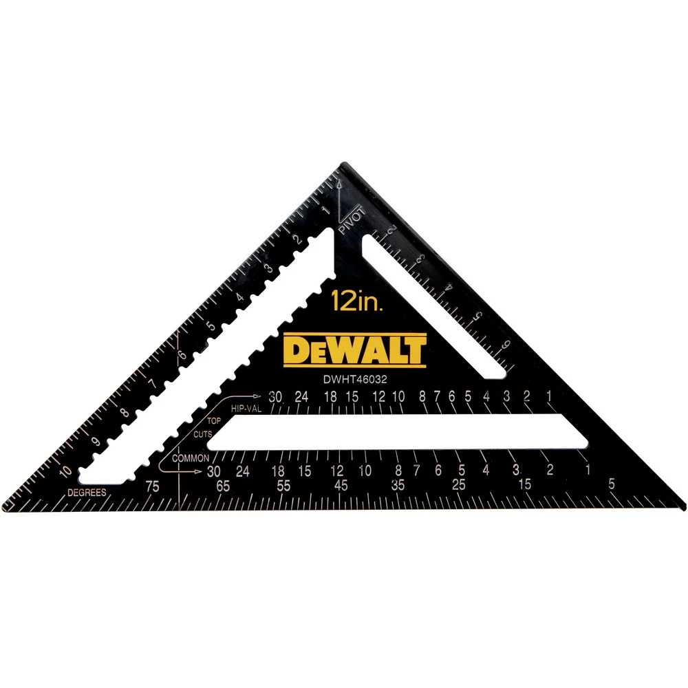 Dewalt DWHT46032 12 In. Premium Rafter Square 1 Dewalt DWHT46032 12 In. Premium Rafter Square