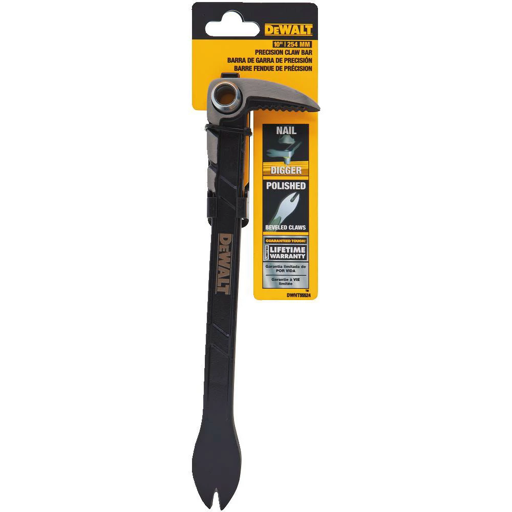 Dewalt DWHT55524 10 In. Claw Bar 6 Dewalt DWHT55524 10 In. Claw Bar - Image 6