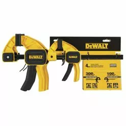 Dewalt DWHT83196 Medium And Large Trigger Clamps 4-Pack -Dewalt Shop dewndwht83196 b