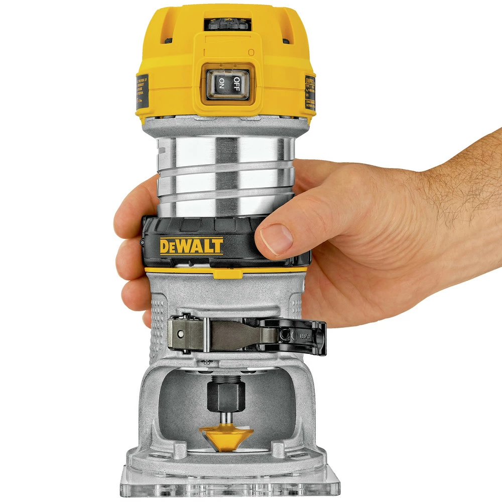 Dewalt DWP611 110V 7 Amp Variable Speed 1-1/4 HP Corded Compact Router With LED 15 Dewalt DWP611 110V 7 Amp Variable Speed 1-1/4 HP Corded Compact Router With LED - Image 15