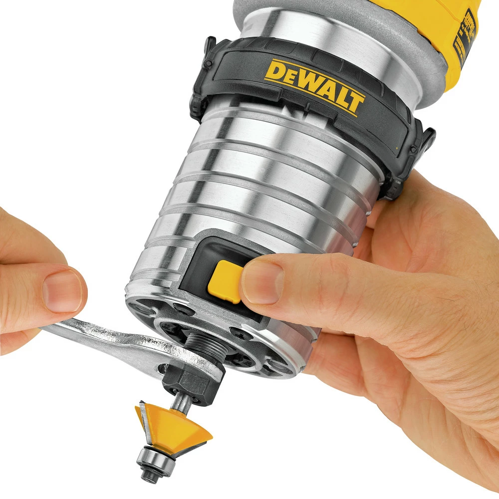 Dewalt DWP611 110V 7 Amp Variable Speed 1-1/4 HP Corded Compact Router With LED 14 Dewalt DWP611 110V 7 Amp Variable Speed 1-1/4 HP Corded Compact Router With LED - Image 14