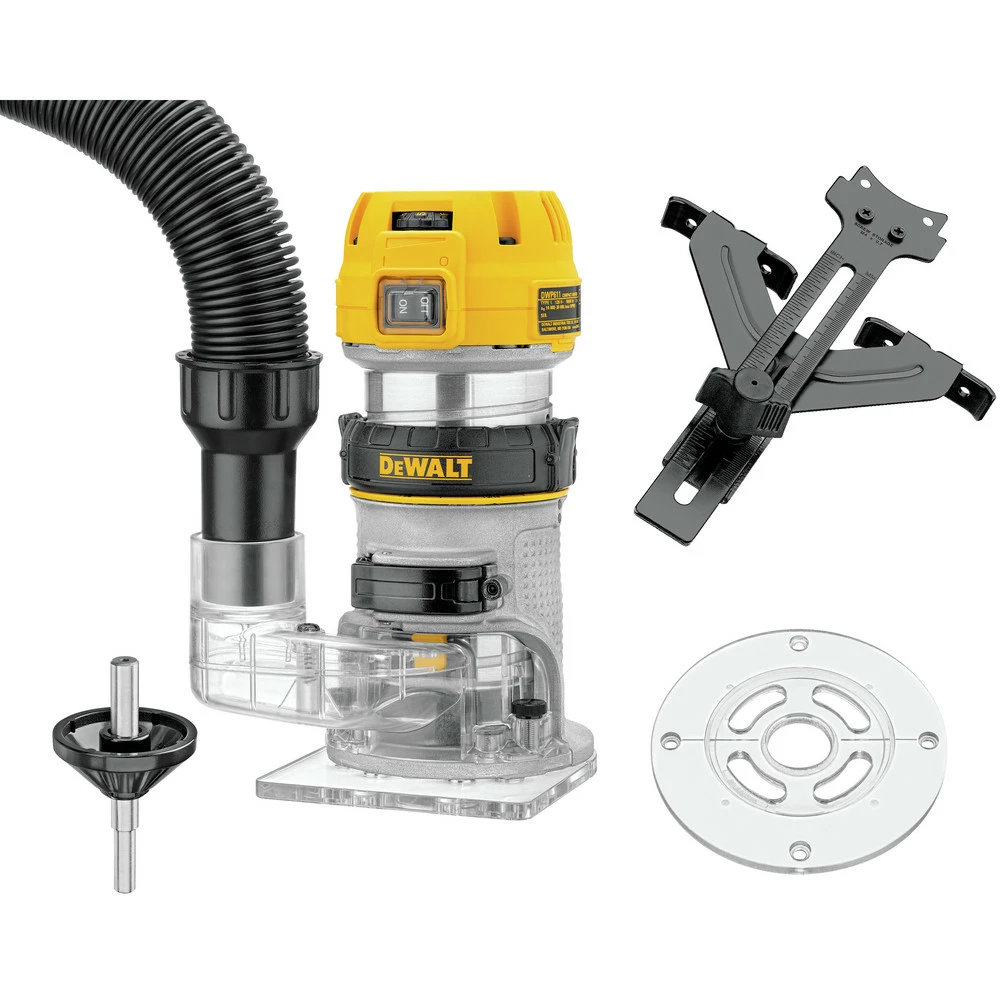 Dewalt DWP611 110V 7 Amp Variable Speed 1-1/4 HP Corded Compact Router With LED 5 Dewalt DWP611 110V 7 Amp Variable Speed 1-1/4 HP Corded Compact Router With LED - Image 5
