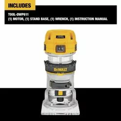 Dewalt DWP611 110V 7 Amp Variable Speed 1-1/4 HP Corded Compact Router With LED 21 Dewalt DWP611 110V 7 Amp Variable Speed 1-1/4 HP Corded Compact Router With LED -Dewalt Shop dewndwp611 l