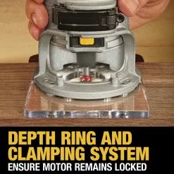 Dewalt DWP611 110V 7 Amp Variable Speed 1-1/4 HP Corded Compact Router With LED 31 Dewalt DWP611 110V 7 Amp Variable Speed 1-1/4 HP Corded Compact Router With LED -Dewalt Shop dewndwp611 r