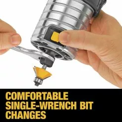 Dewalt DWP611 110V 7 Amp Variable Speed 1-1/4 HP Corded Compact Router With LED 32 Dewalt DWP611 110V 7 Amp Variable Speed 1-1/4 HP Corded Compact Router With LED -Dewalt Shop dewndwp611 s