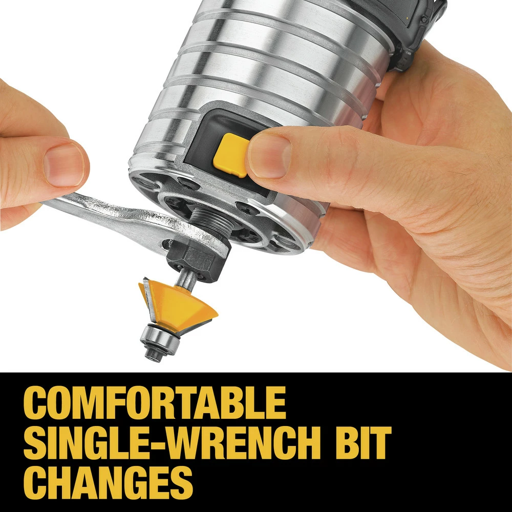 Dewalt DWP611 110V 7 Amp Variable Speed 1-1/4 HP Corded Compact Router With LED 13 Dewalt DWP611 110V 7 Amp Variable Speed 1-1/4 HP Corded Compact Router With LED - Image 13