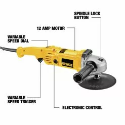 Dewalt DWP849 12 Amp 7 In./9 In. Electronic Variable Speed Polisher -Dewalt Shop dewndwp849 l