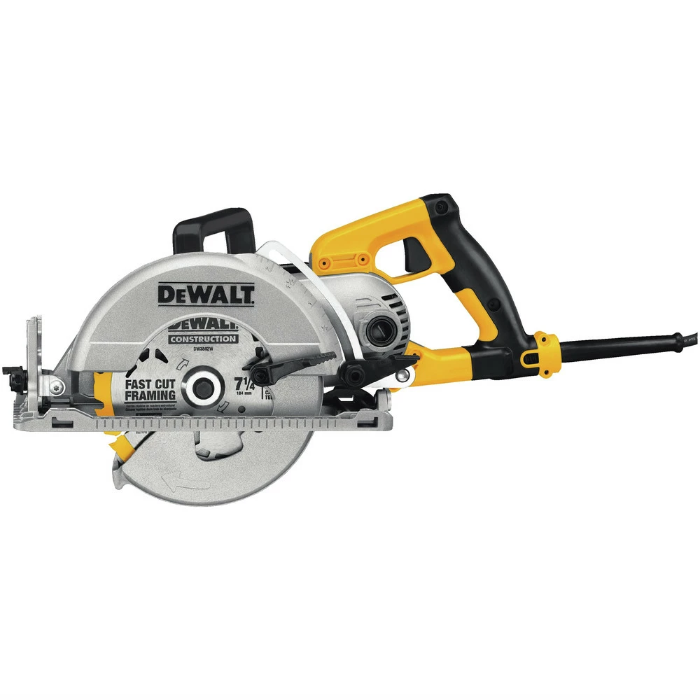 Dewalt DWS535B 120V 15 Amp Brushed 7-1/4 In. Corded Worm Drive Circular Saw With Electric Brake 1 Dewalt DWS535B 120V 15 Amp Brushed 7-1/4 In. Corded Worm Drive Circular Saw With Electric Brake