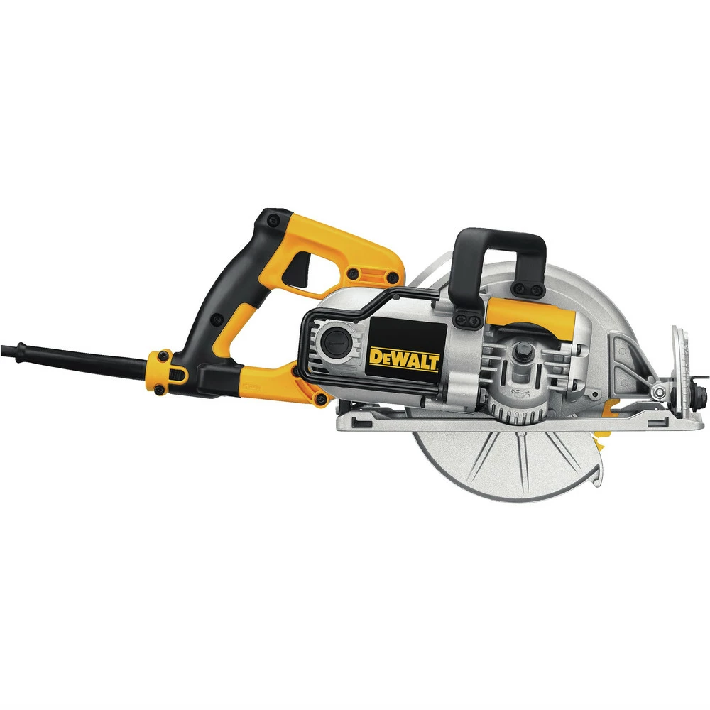Dewalt DWS535B 120V 15 Amp Brushed 7-1/4 In. Corded Worm Drive Circular Saw With Electric Brake 5 Dewalt DWS535B 120V 15 Amp Brushed 7-1/4 In. Corded Worm Drive Circular Saw With Electric Brake - Image 5