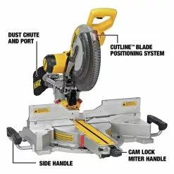 Dewalt DWS780 12 In. Double Bevel Sliding Compound Miter Saw -Dewalt Shop dewndws780 s