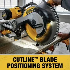 Dewalt DWS780 12 In. Double Bevel Sliding Compound Miter Saw -Dewalt Shop dewndws780 v