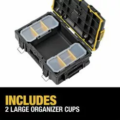 Dewalt DWST08165 14-3/4 In. X 14-3/4 In. X 7 In. TOUGHSYSTEM 2.0 Tool Box - Black 21 Dewalt DWST08165 14-3/4 In. X 14-3/4 In. X 7 In. TOUGHSYSTEM 2.0 Tool Box - Black -Dewalt Shop dewndwst08165 k