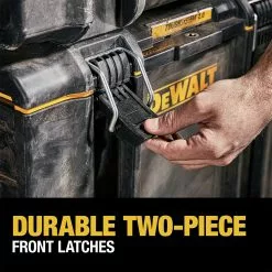 Dewalt DWST08300 14-3/4 In. X 21-3/4 In. X 12-3/8 In. ToughSystem 2.0 Tool Box - Large, Black 24 Dewalt DWST08300 14-3/4 In. X 21-3/4 In. X 12-3/8 In. ToughSystem 2.0 Tool Box - Large, Black -Dewalt Shop dewndwst08300 i