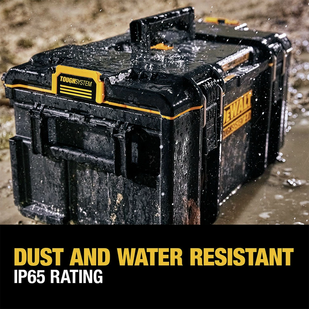 Dewalt DWST08300 14-3/4 In. X 21-3/4 In. X 12-3/8 In. ToughSystem 2.0 Tool Box - Large, Black 12 Dewalt DWST08300 14-3/4 In. X 21-3/4 In. X 12-3/8 In. ToughSystem 2.0 Tool Box - Large, Black - Image 12