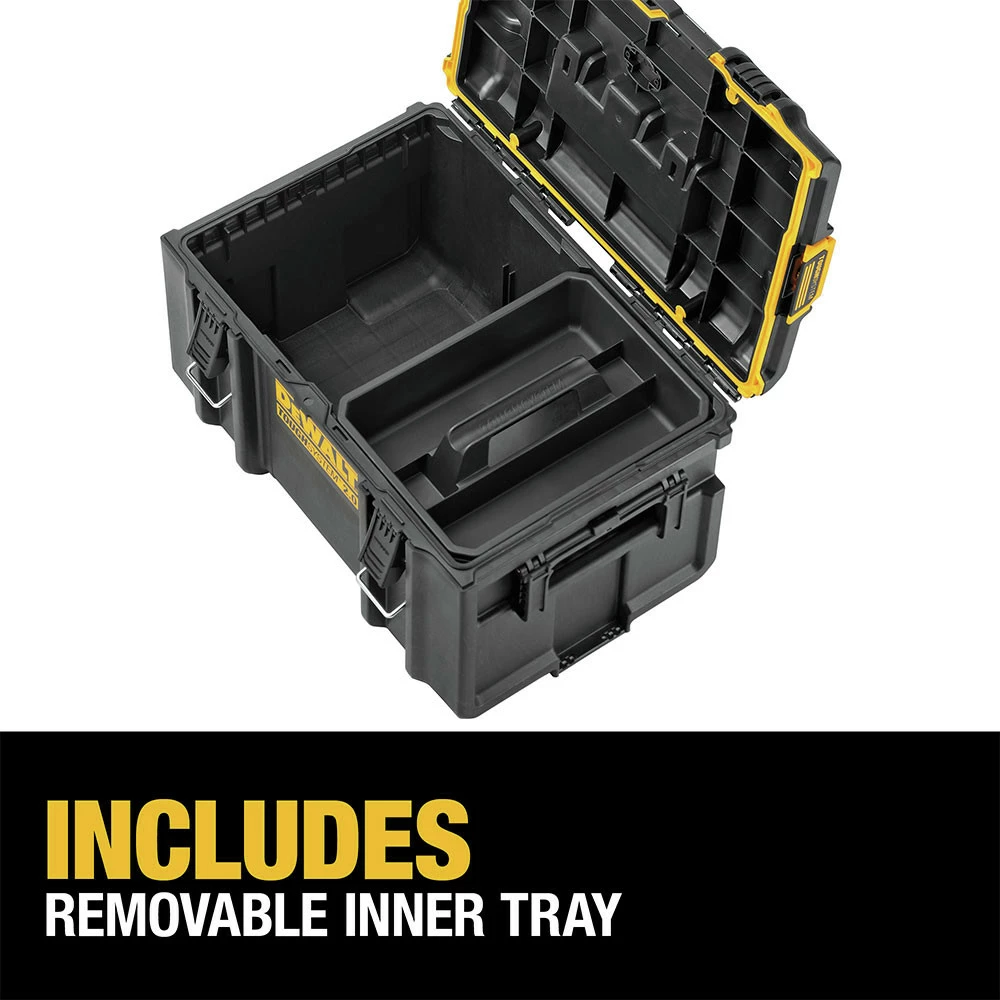 Dewalt DWST08300 14-3/4 In. X 21-3/4 In. X 12-3/8 In. ToughSystem 2.0 Tool Box - Large, Black 2 Dewalt DWST08300 14-3/4 In. X 21-3/4 In. X 12-3/8 In. ToughSystem 2.0 Tool Box - Large, Black - Image 2