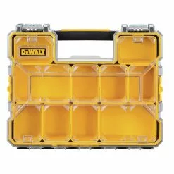 Dewalt DWST14825 14 In. X 17-1/2 In. X 4-1/2 In. Deep Pro Organizer With Metal Latch - Yellow/Clear/Black 6 Dewalt DWST14825 14 In. X 17-1/2 In. X 4-1/2 In. Deep Pro Organizer With Metal Latch - Yellow/Clear/Black -Dewalt Shop dewndwst14825 b