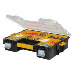 Dewalt DWST14825 14 In. X 17-1/2 In. X 4-1/2 In. Deep Pro Organizer With Metal Latch - Yellow/Clear/Black 7 Dewalt DWST14825 14 In. X 17-1/2 In. X 4-1/2 In. Deep Pro Organizer With Metal Latch - Yellow/Clear/Black -Dewalt Shop dewndwst14825 c