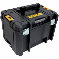 Dewalt DWST17806 13 In. X 17-1/4 In. X 11-7/8 In. TSTAK VI Deep Storage Box With Flat Top - Black 7 Dewalt DWST17806 13 In. X 17-1/4 In. X 11-7/8 In. TSTAK VI Deep Storage Box With Flat Top - Black -Dewalt Shop dewndwst17806 a